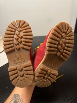 TIMBERLAND Red Water-Proof Size 10