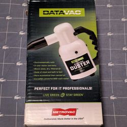 Metro ED500 DataVac 500-Watt 120 volt 0.75-HP Electric Blower Duster -corded|bagless, White