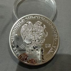 Armenia 10 oz Silver 5000 Drams Noah’s Ark