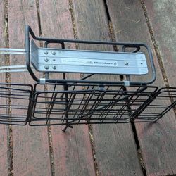 Blackburn Crossrack Bicycle Rear Rack With Fold Out Basket