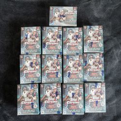 2025 Topps Chrome NFL Football Blasters 