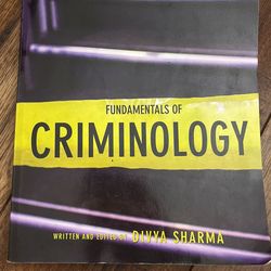 Fundamentals of Criminology