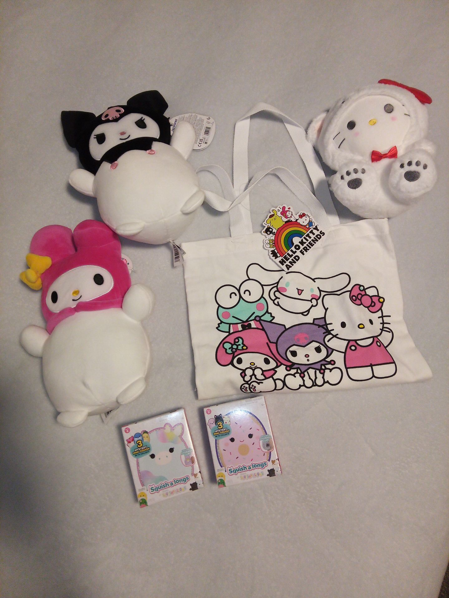 Hello Kitty/squishmallow bundle