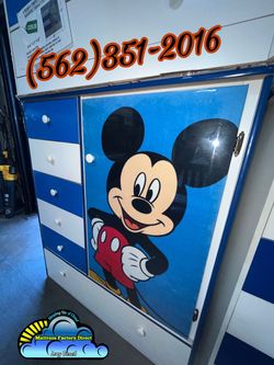 Mickey Mouse closet wardrobe dresser ropero armoire Nuevo