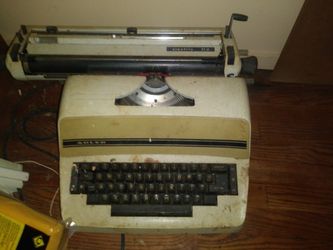 Old school Adler electric typewriter