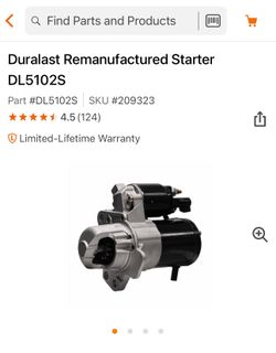 Starter 2013 Chevrolet Traverse