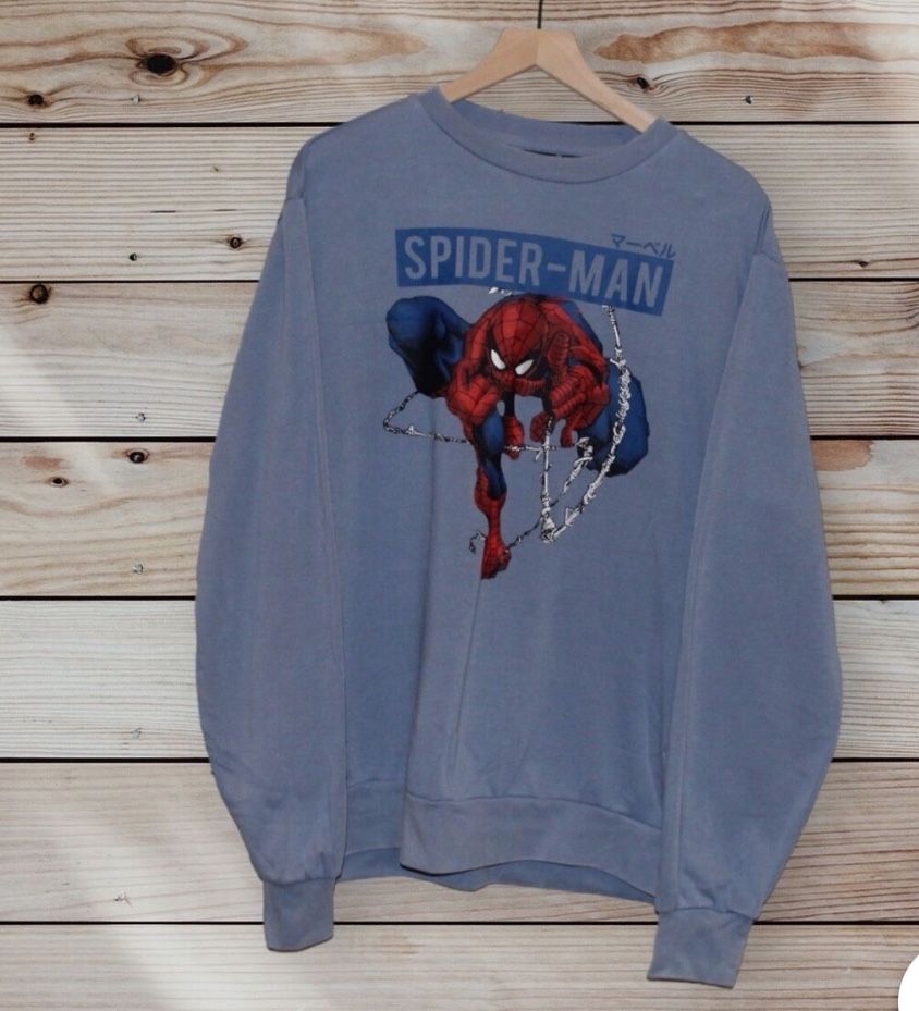 Spider-Man Japanese Mad Engine Marvel Pullover Sweatshirt Large new with tags
