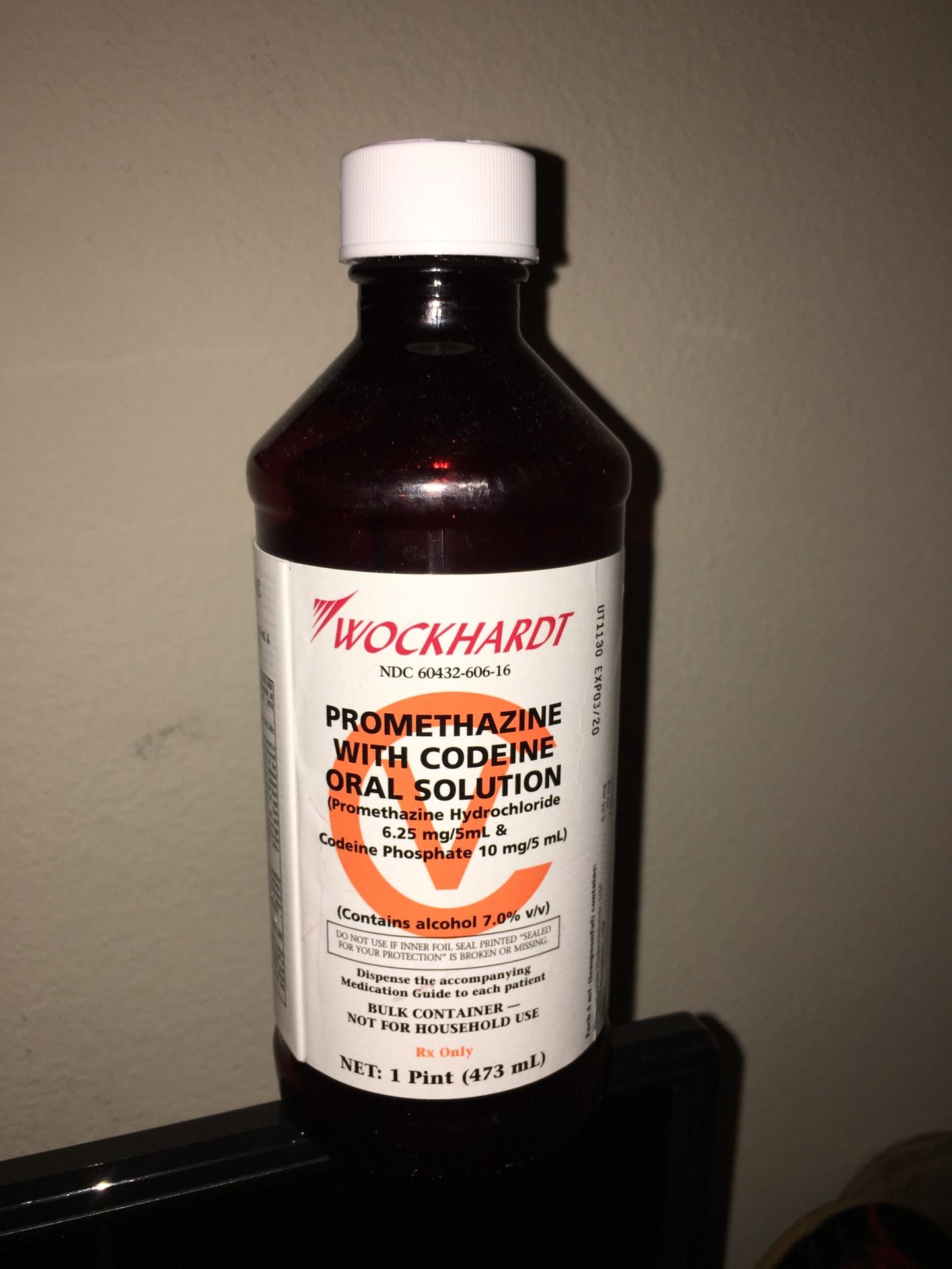 Empty Wockhardt Bottle