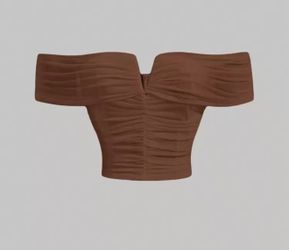 Ruched Crop Top (Medium)
