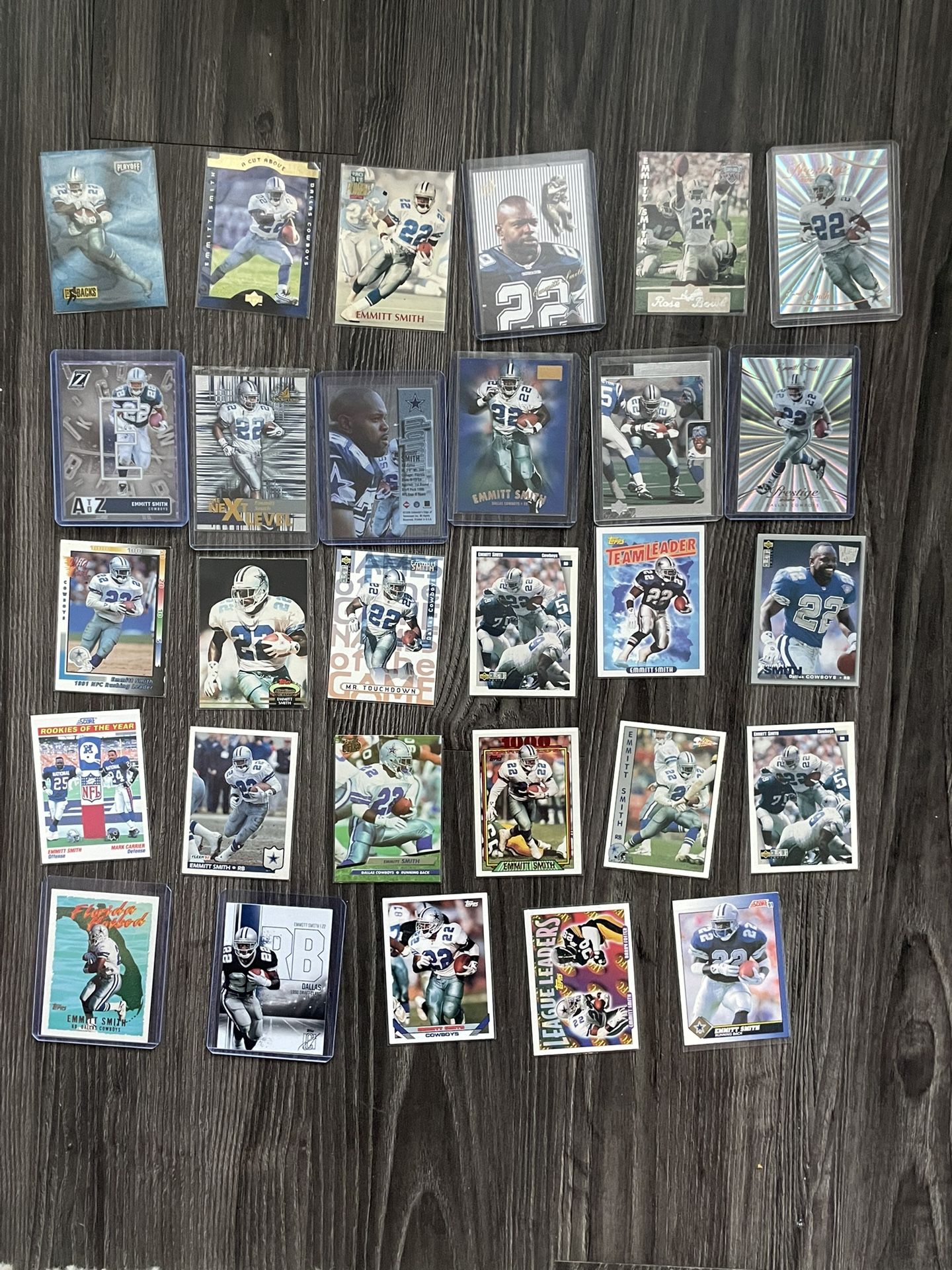 Emmitt Smith Cowboys Cards