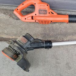 Black&decker Weed Wacker & Leaf Blower Combo