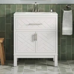 NEW KOHLER White Bathroom Vanity