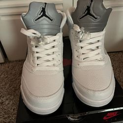 Jordan Retro 5 Metallics Silver
