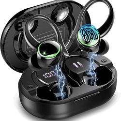🎧 Bluetooth Earbuds with Noise Cancelling – Waterproof – Brand New!  🔥 Crystal clear sound with active noise cancelling 🔋 Long battery life – up to