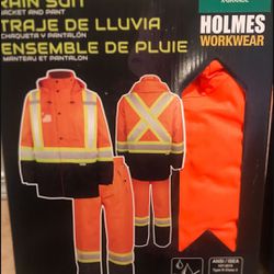 Holmes High-Visibility Rain Suit XL