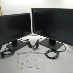 2 DELL COMPUTER MONITORS 