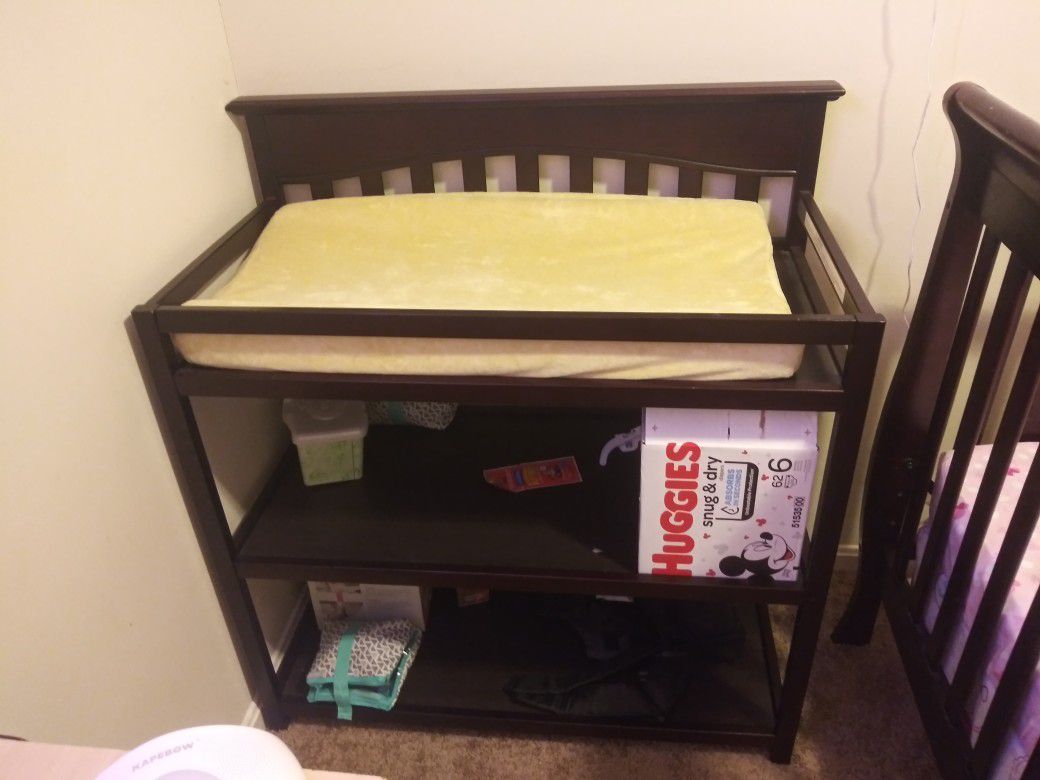 Hardly used changing table