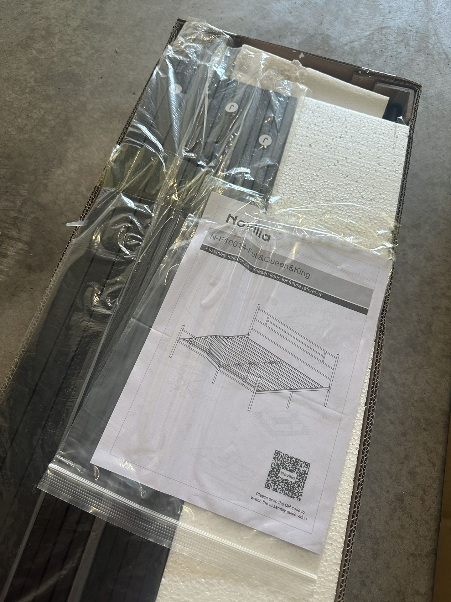 Novilla Metal Queen Bed Frame