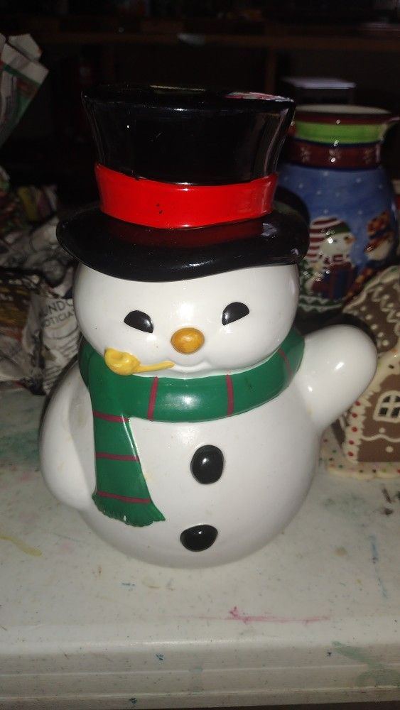 Snowman Cookie Jar