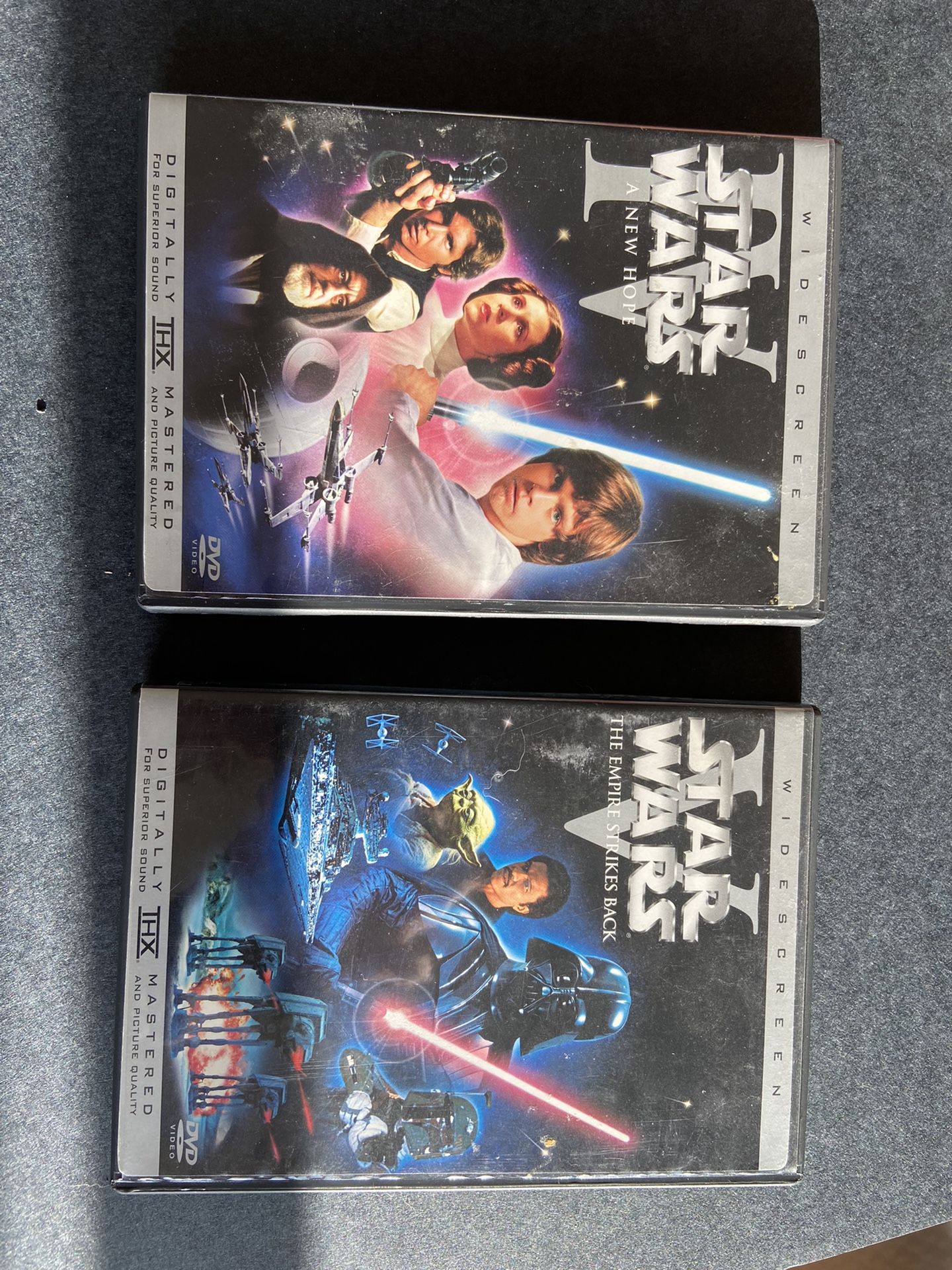 DVD Starwars New Hope And Empire Strikes Back