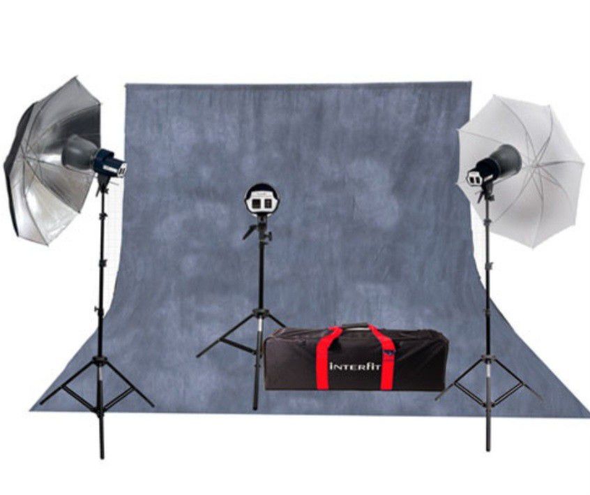 Photography Equipment inter fit Tungsten Two-light kit
