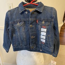 NWT Children’s Levi’s Knit Trucker Jean Jacket Size 24 Months 