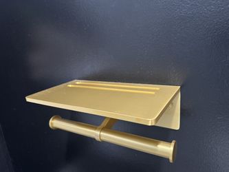 Gold Toilet Paper Holder 