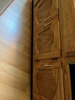 Wooden vanity 60 inches long with top