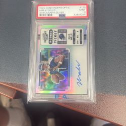 MALIK WILLIS CONTENDERS OPTIC SLIVER AUTO PSA 9 ROOKIE