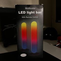 Multicolor LED light Bar (2) With Remote Control