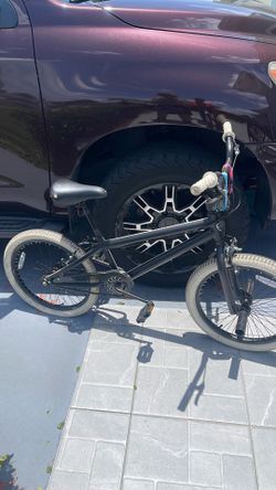 black and white bike