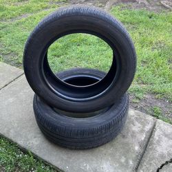 Set Of Two Used Tires 205/55/R16