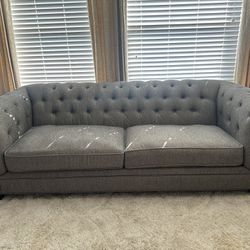 Patterson IV Chenille 94” Sofa & Chair