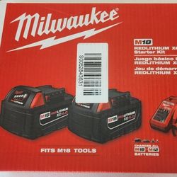 M18 Milwaukee Batteries and Bag