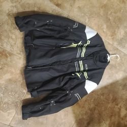 Alpha Motorcycle Large Jacket With Elbow Inserts