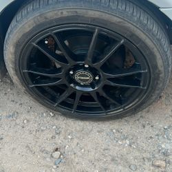 Black Rims With Tires