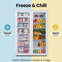 Bangson 7.0 cu ft convertible refrigerator/freezer