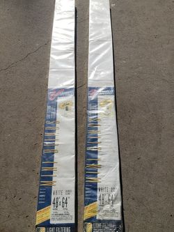 white blinds 48in x 64in