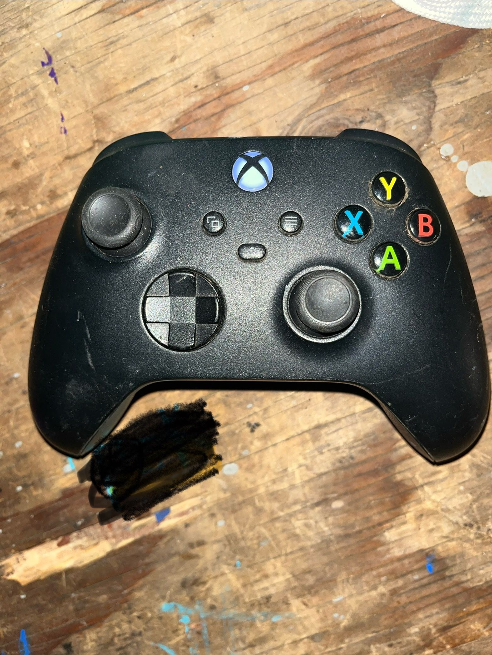 black xbox one controller