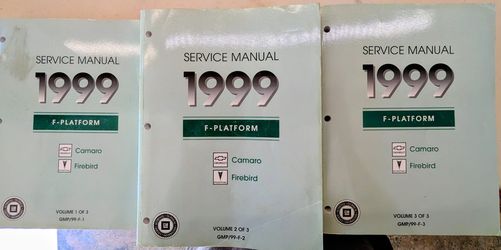 GM Service Manual for 1999 Camaro/Firebird