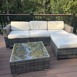 Outdoor Couch And Coffee Table