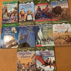 Set of 10 Magic Tree House books by Mary Pope Osborne. Pick up Coral Springs 33071
