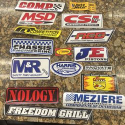 Lot Of Automotive Stickers