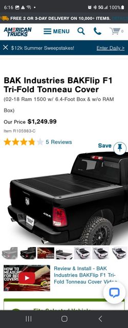 bak flip ram 1500 crew short bed 