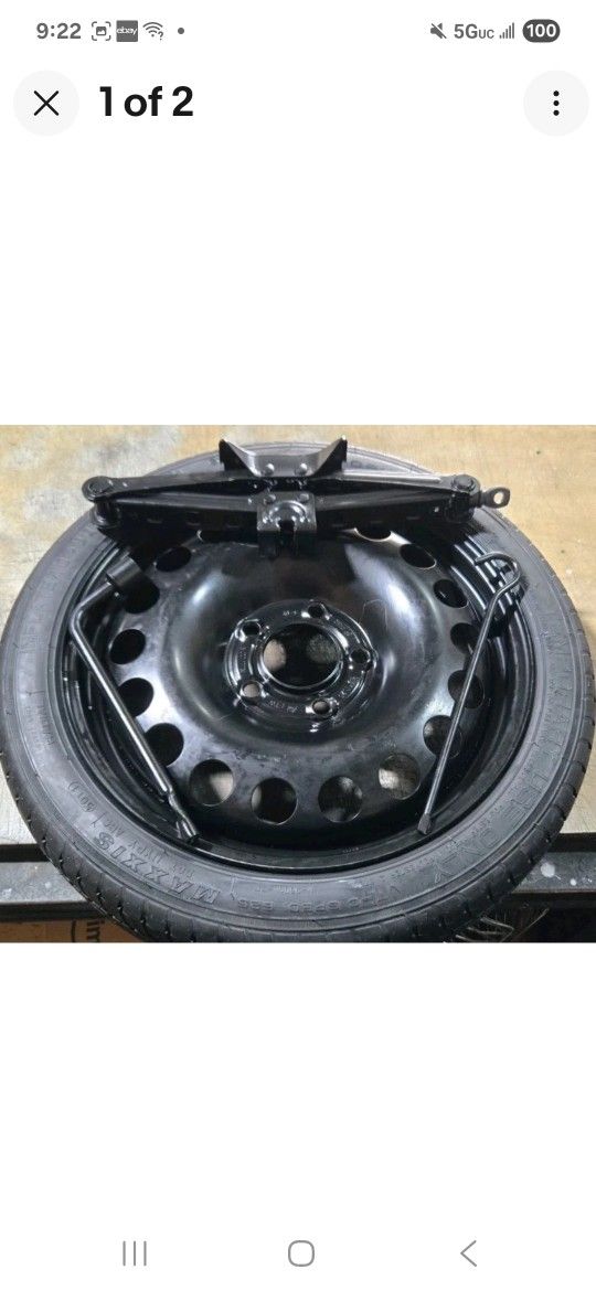 SPARE TIRE KIT WHEEL RIM WITH JACK TOOLS for Sale in Miami Gardens, FL ...