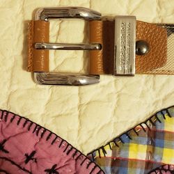 Burberry Plaid Belt 