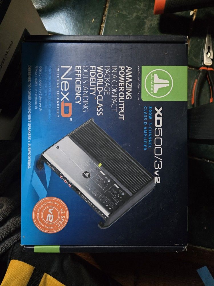 JL Audio XD500/3V2 500W 2 Channel Car Amplifier