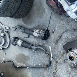 2013-2018 AUDI C7 C7.5 A6 A7 S6 S7 RS7 OEM COMPLETE FRONT AIR SHOCKS STRUTS