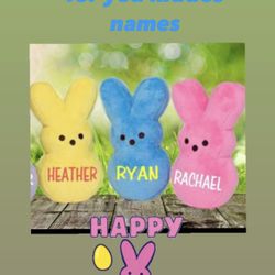 Personalized Peep Plushies 