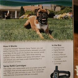 PETSAFE REMOTE SPRAY TRAINER 